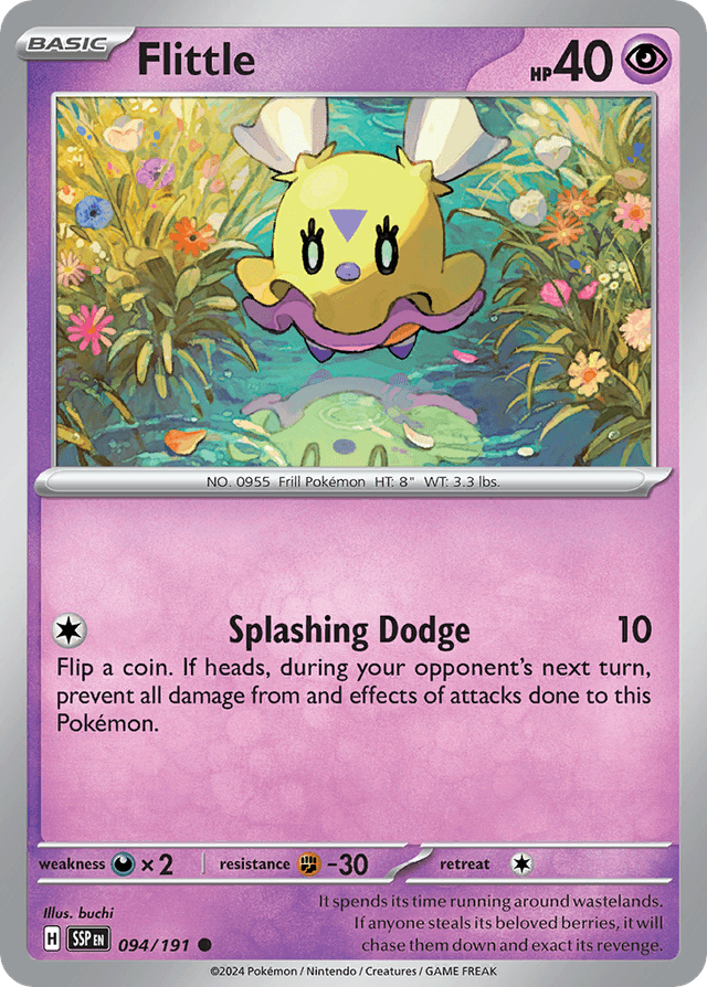 Carta Flittle 94/191 do set Surging Sparks — Pokémon TCG | Bynx
