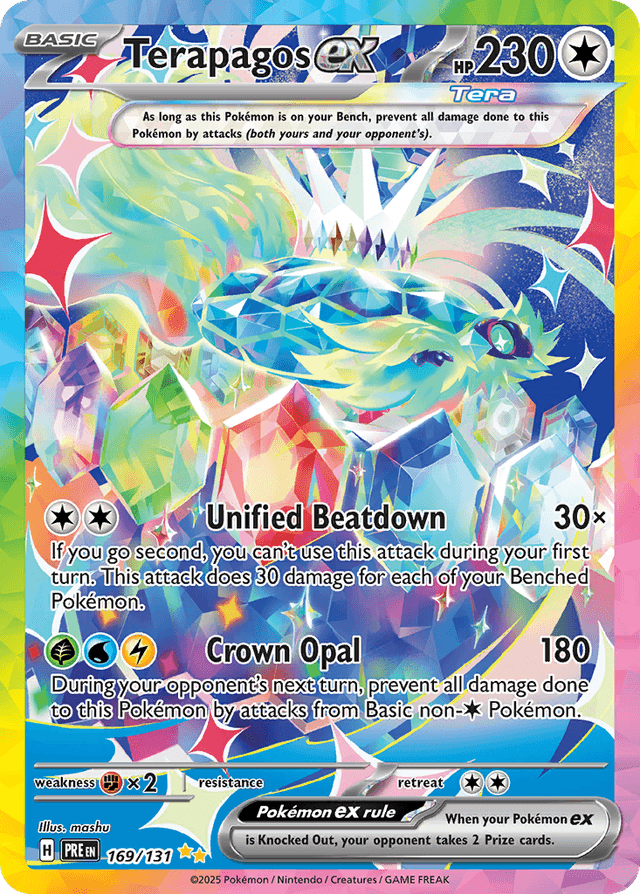 Carta Terapagos ex 169/131 do set Prismatic Evolutions — Pokémon TCG | Bynx