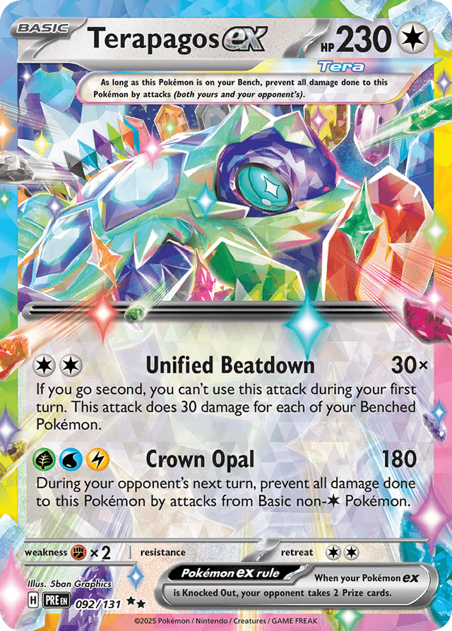 Carta Terapagos ex 92/131 do set Prismatic Evolutions — Pokémon TCG | Bynx