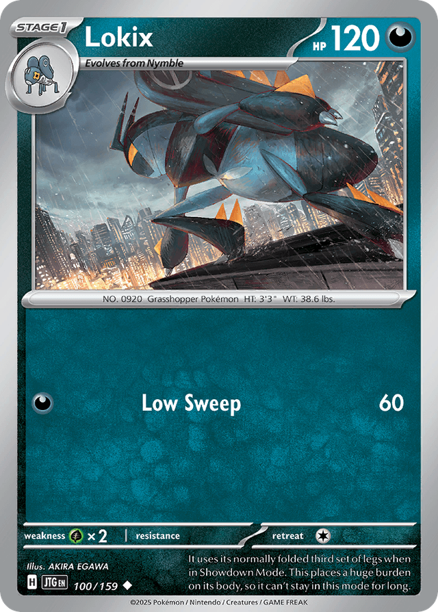 Carta Lokix 100/159 do set Journey Together — Pokémon TCG | Bynx