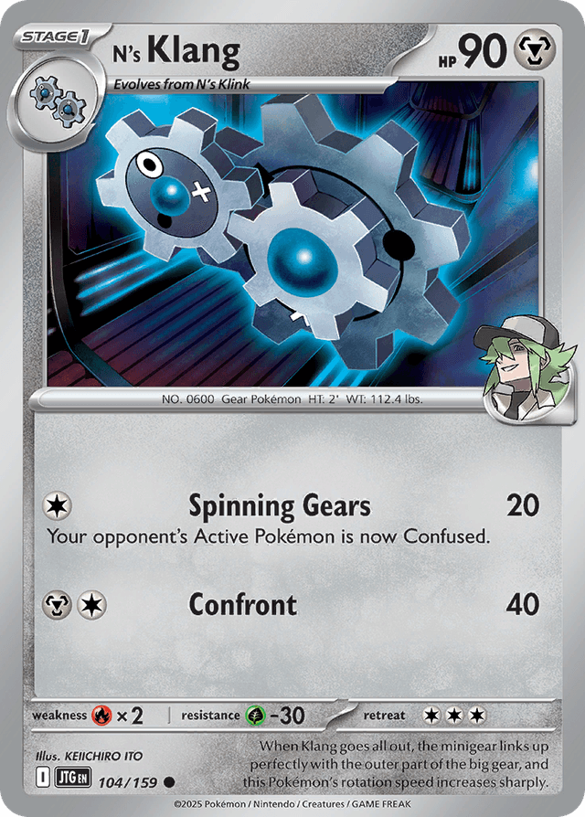 Carta N's Klang 104/159 do set Journey Together — Pokémon TCG | Bynx