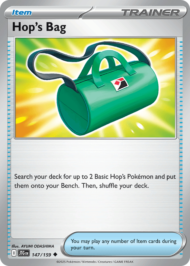 Carta Hop's Bag 147/159 do set Journey Together — Pokémon TCG | Bynx