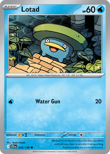 Carta Lotad 35/159 do set Journey Together — Pokémon TCG | Bynx