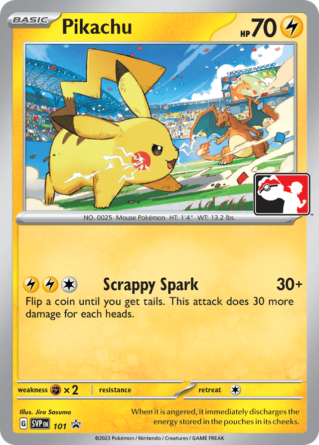 Carta Pikachu 101/215 do set Scarlet & Violet Black Star Promos — Pokémon TCG | Bynx