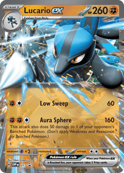 Lucario ex 17 — Scarlet & Violet Black Star Promos