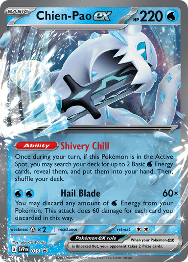 Carta Chien-Pao ex 30/215 do set Scarlet & Violet Black Star Promos — Pokémon TCG | Bynx