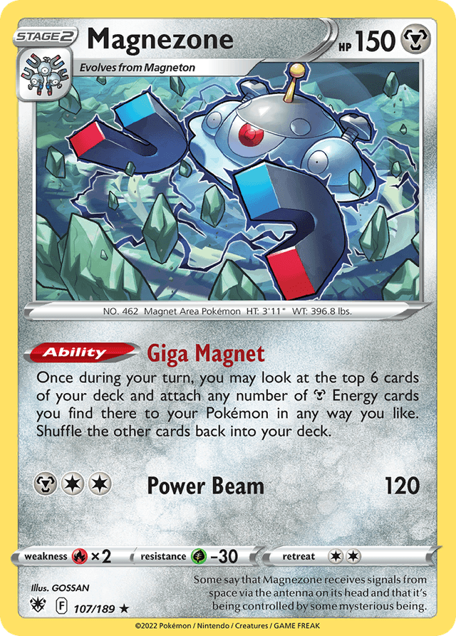 Carta Magnezone 107/189 do set Astral Radiance — Pokémon TCG | Bynx