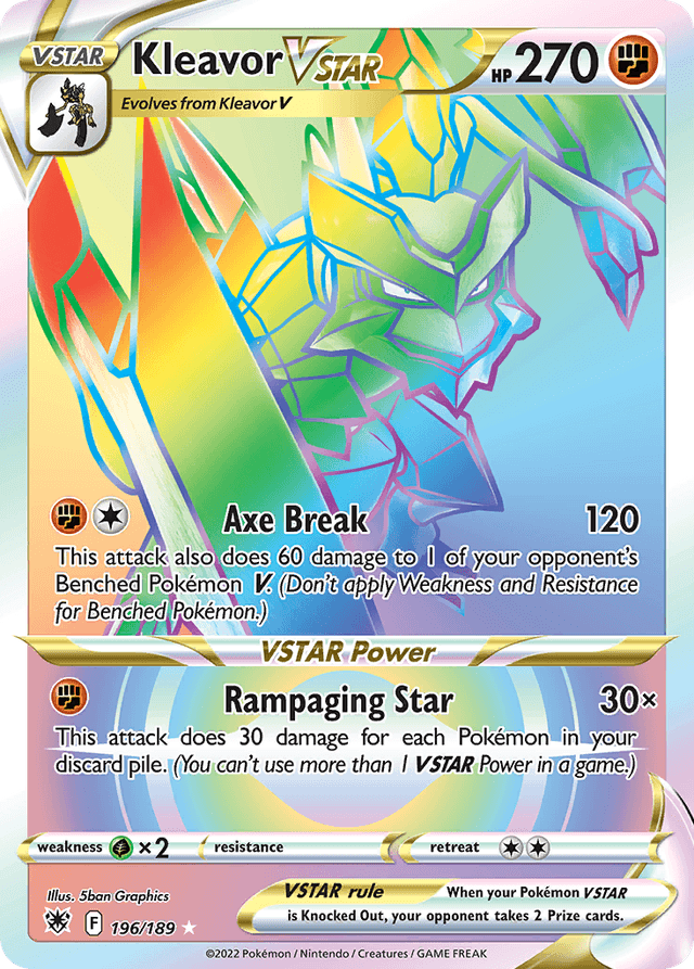 Carta Kleavor VSTAR 196/189 do set Astral Radiance — Pokémon TCG | Bynx