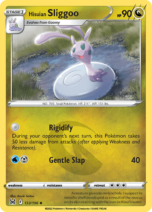 Carta Hisuian Sliggoo 133/196 do set Lost Origin — Pokémon TCG | Bynx