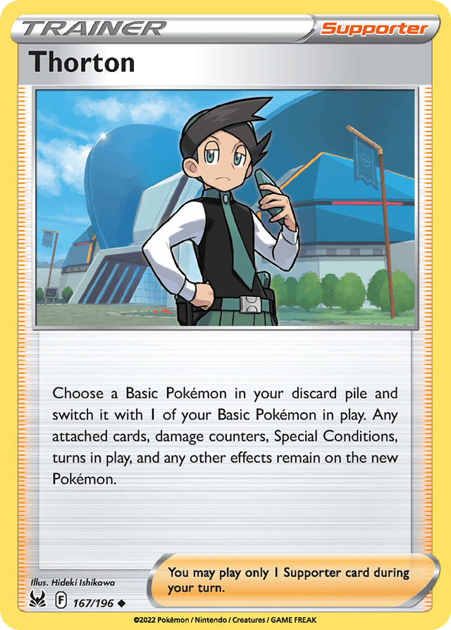 Carta Thorton 167/196 do set Lost Origin — Pokémon TCG | Bynx