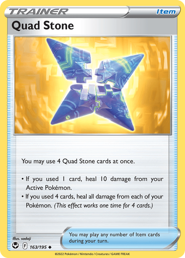 Carta Quad Stone 163/195 do set Silver Tempest — Pokémon TCG | Bynx