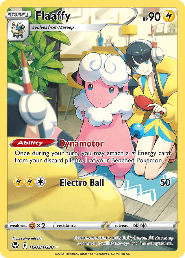 Carta Flaaffy TG03/30 do set Silver Tempest Trainer Gallery — Pokémon TCG | Bynx