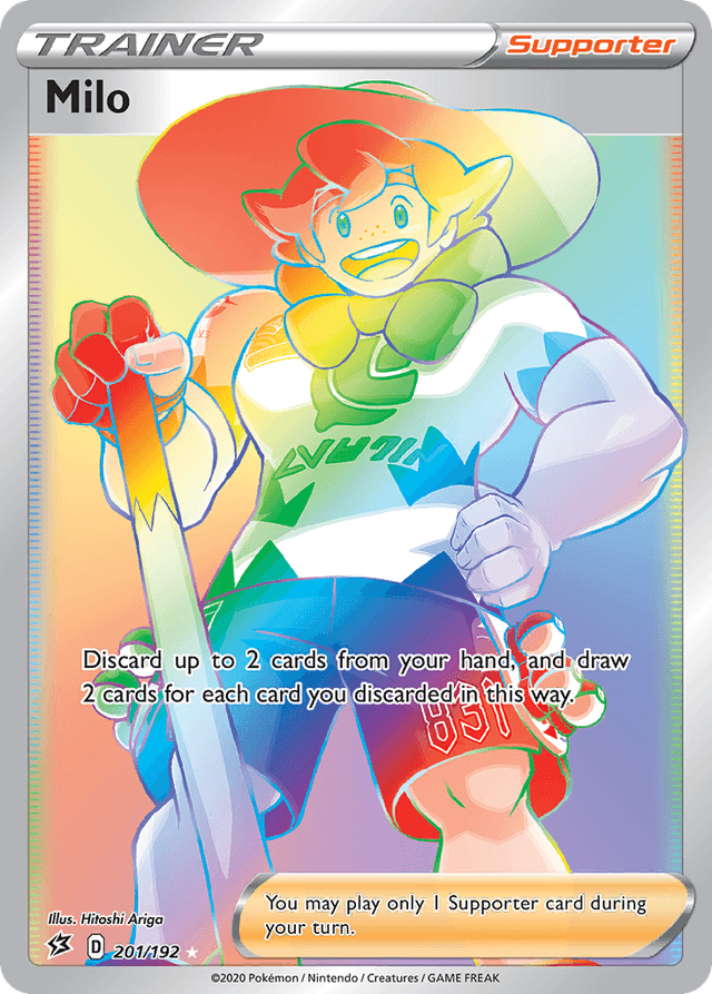 Carta Milo 201/192 do set Rebel Clash — Pokémon TCG | Bynx