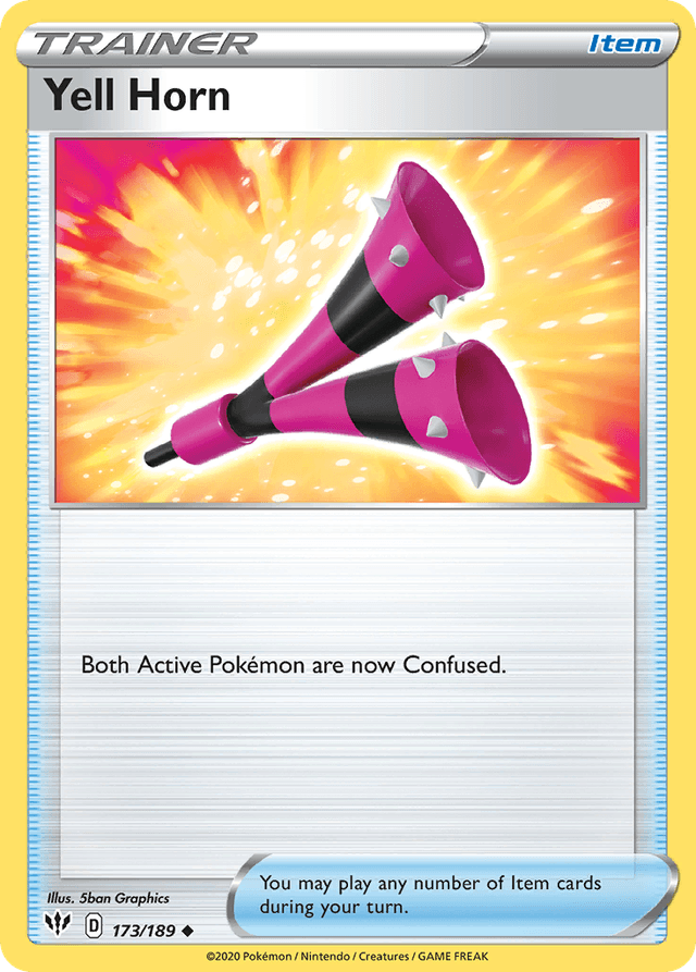 Carta Yell Horn 173/189 do set Darkness Ablaze — Pokémon TCG | Bynx