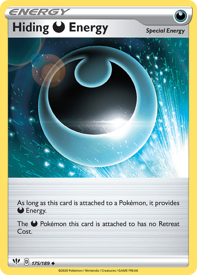 Carta Hiding Darkness Energy 175/189 do set Darkness Ablaze — Pokémon TCG | Bynx