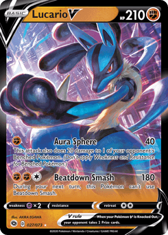 Lucario V 27 — Champion's Path
