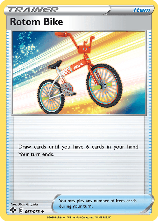 Carta Rotom Bike 63/73 do set Champion's Path — Pokémon TCG | Bynx