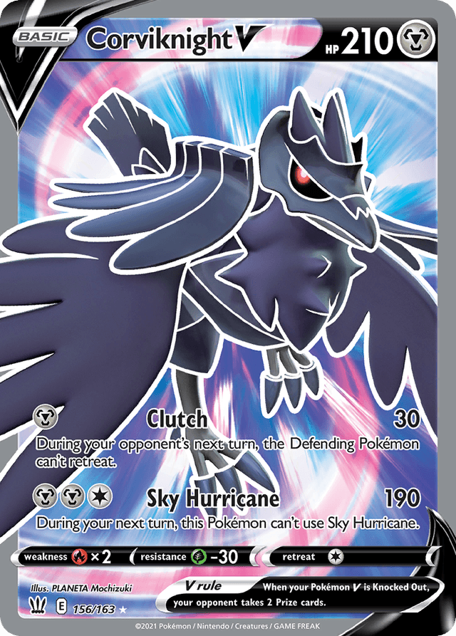 Carta Corviknight V 156/163 do set Battle Styles — Pokémon TCG | Bynx