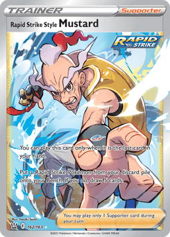 Rapid Strike Style Mustard 162/163 — Estilos de Batalha