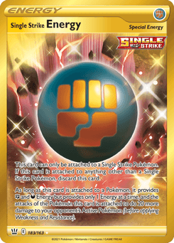 Single Strike Energy 183/163 — Estilos de Batalha