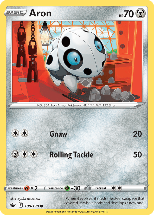 Carta Aron 109/198 do set Chilling Reign — Pokémon TCG | Bynx
