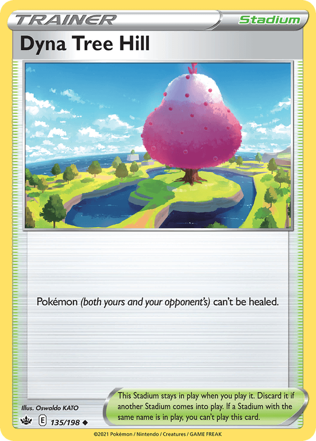 Carta Dyna Tree Hill 135/198 do set Chilling Reign — Pokémon TCG | Bynx