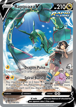 Rayquaza V 194 — Evolving Skies
