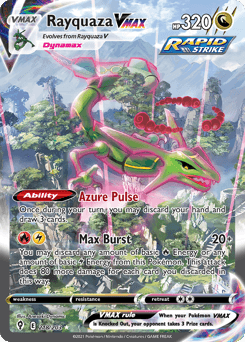 Rayquaza VMAX 218 — Evolving Skies