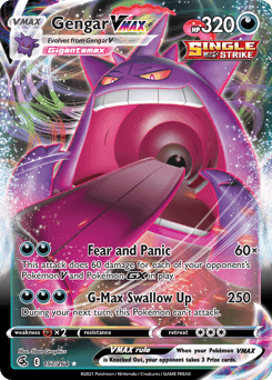 Gengar VMAX 157 — Fusion Strike