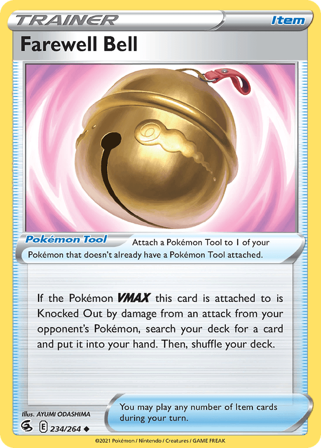 Carta Farewell Bell 234/264 do set Fusion Strike — Pokémon TCG | Bynx