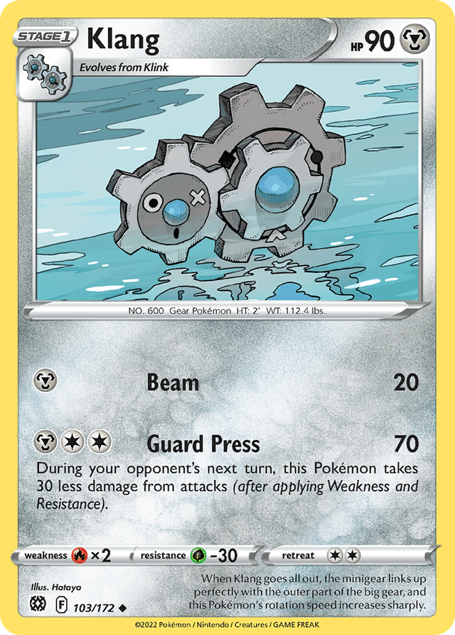 Carta Klang 103/172 do set Brilliant Stars — Pokémon TCG | Bynx