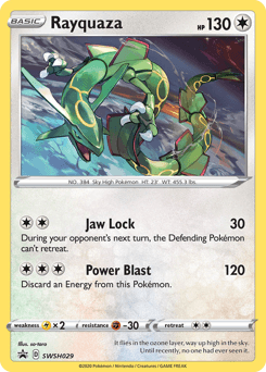 Rayquaza SWSH029 — SWSH Black Star Promos