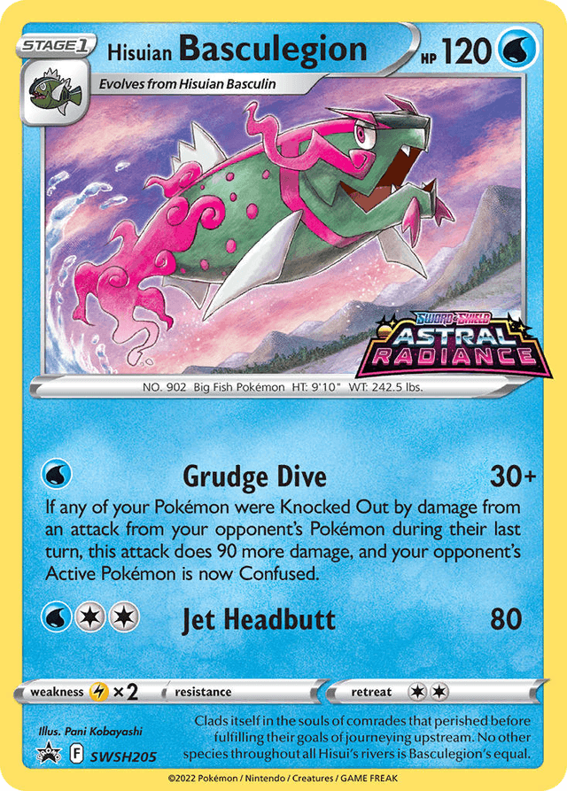 Carta Hisuian Basculegion SWSH205/307 do set SWSH Black Star Promos — Pokémon TCG | Bynx