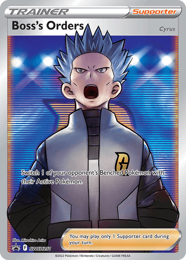 Carta Boss's Orders SWSH251/307 do set SWSH Black Star Promos — Pokémon TCG | Bynx