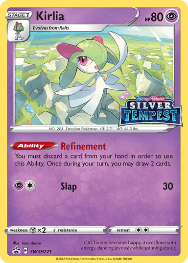 Carta Kirlia SWSH271/307 do set SWSH Black Star Promos — Pokémon TCG | Bynx