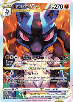 Lucario VSTAR SWSH291 — SWSH Black Star Promos