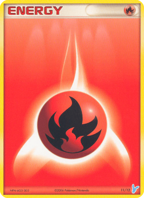 Carta Fire Energy 11/12 do set EX Trainer Kit 2 Minun — Pokémon TCG | Bynx