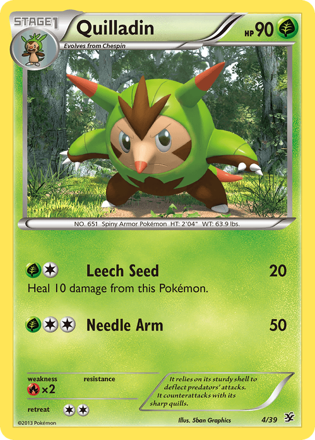 Carta Quilladin 4/39 do set Kalos Starter Set — Pokémon TCG | Bynx