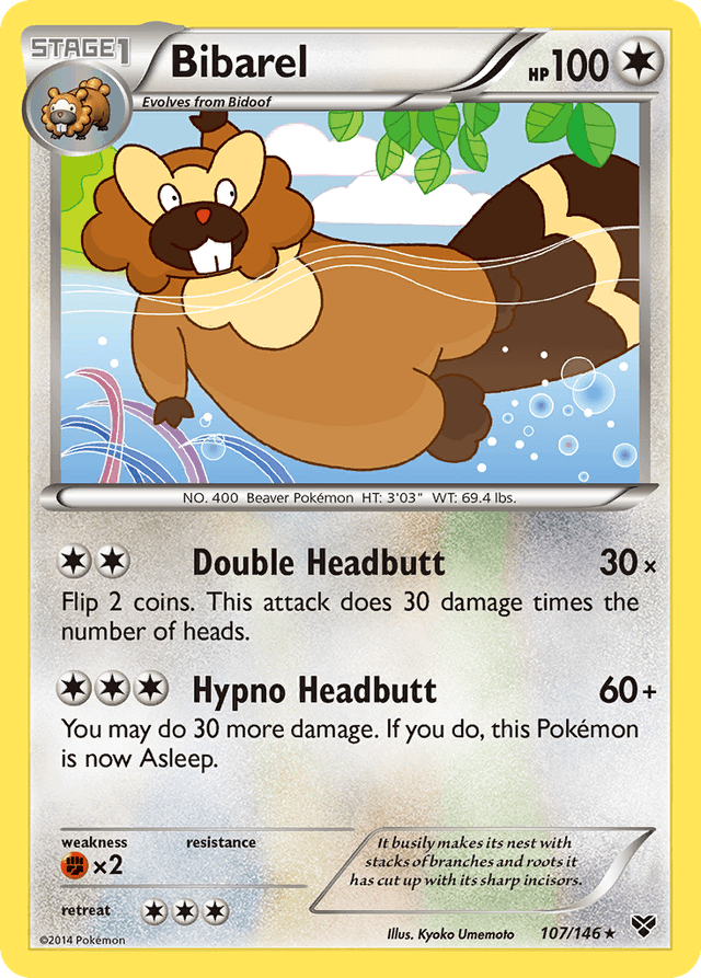 Carta Bibarel 107/146 do set XY — Pokémon TCG | Bynx