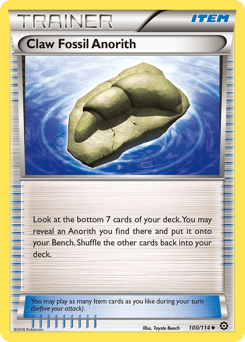 Claw Fossil Anorith 100/114 — Cerco de Vapor