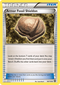 Armor Fossil Shieldon 98/114 — Cerco de Vapor