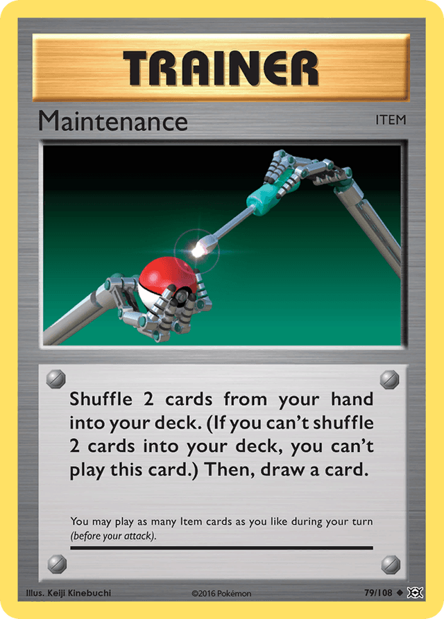 Carta Maintenance 79/108 do set Evolutions — Pokémon TCG | Bynx