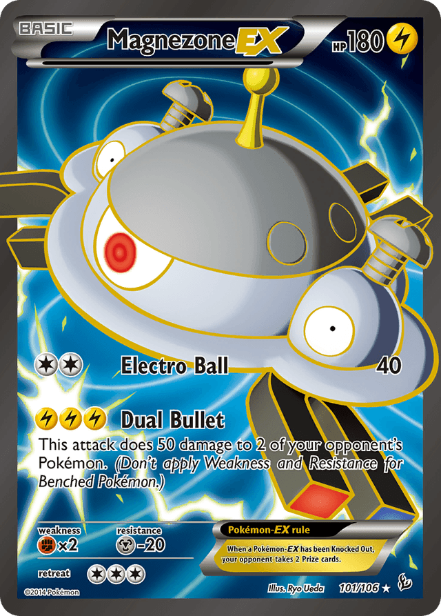 Carta Magnezone-EX 101/106 do set Flashfire — Pokémon TCG | Bynx