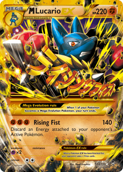 M Lucario-EX 113 — Furious Fists