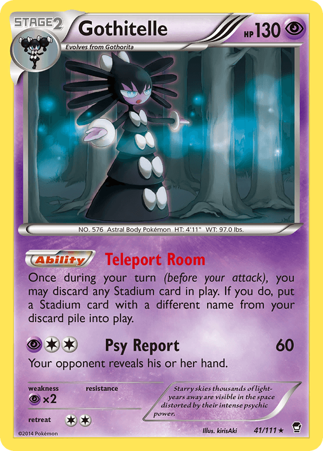 Carta Gothitelle 41/111 do set Furious Fists — Pokémon TCG | Bynx