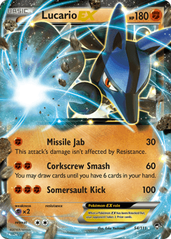 Lucario-EX 54 — Furious Fists