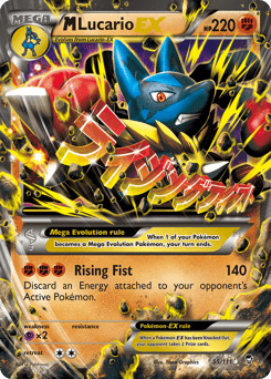 M Lucario-EX 55 — Furious Fists