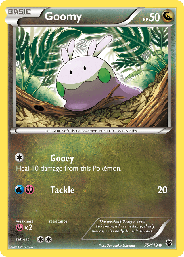 Carta Goomy 75/119 do set Phantom Forces — Pokémon TCG | Bynx
