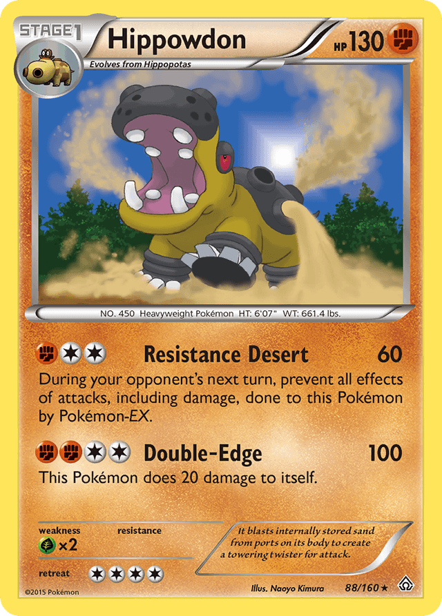 Carta Hippowdon 88/160 do set Primal Clash — Pokémon TCG | Bynx