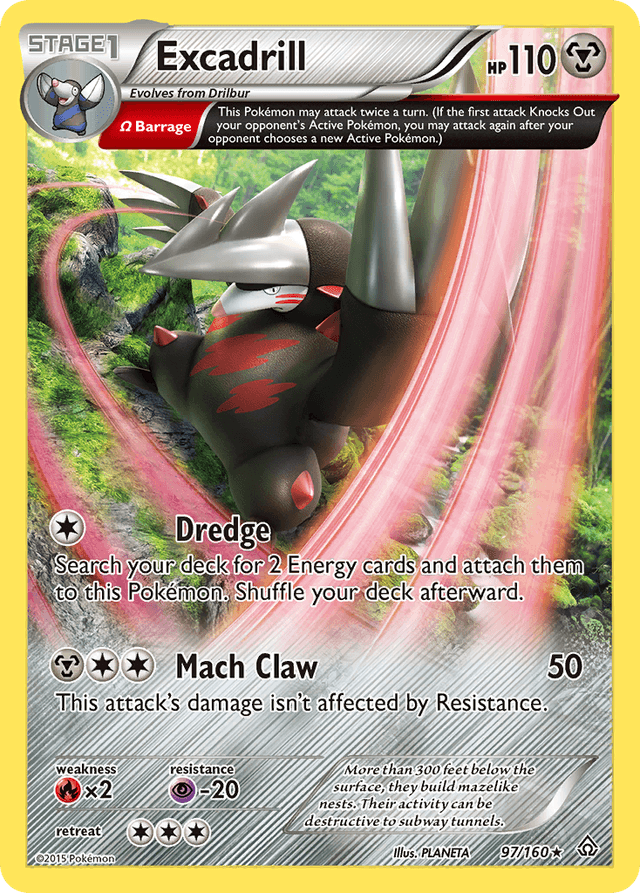 Carta Excadrill 97/160 do set Primal Clash — Pokémon TCG | Bynx